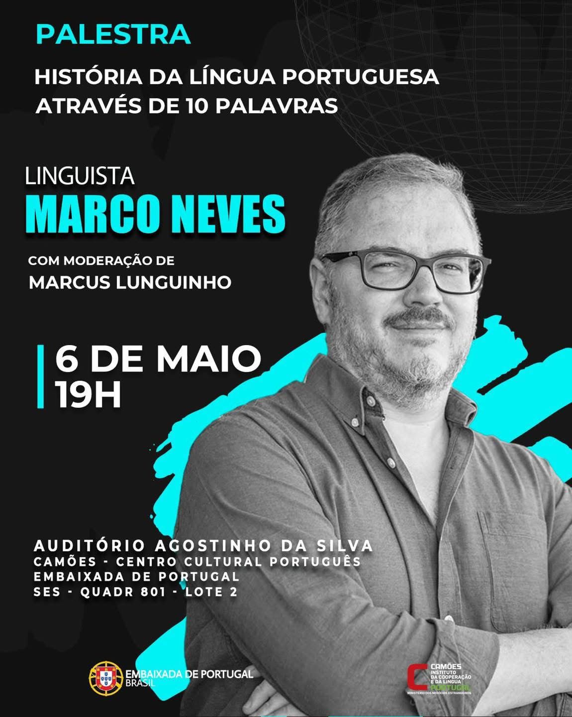 Marco Neves numa conferência em Brasília